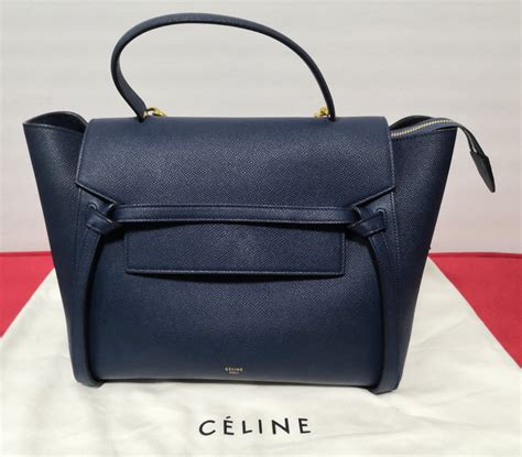 celine belt bag mini navy|Celine mini crossbody bag.